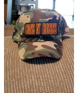 GUNS N ROSES Camouflage Hat Super Cool Adjustable Hat  - $31.54 CAD