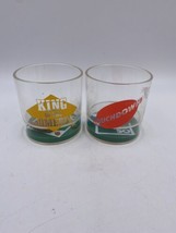 Set Of Plastic Sports Drinking Cups Football And Baseball - £7.47 GBP
