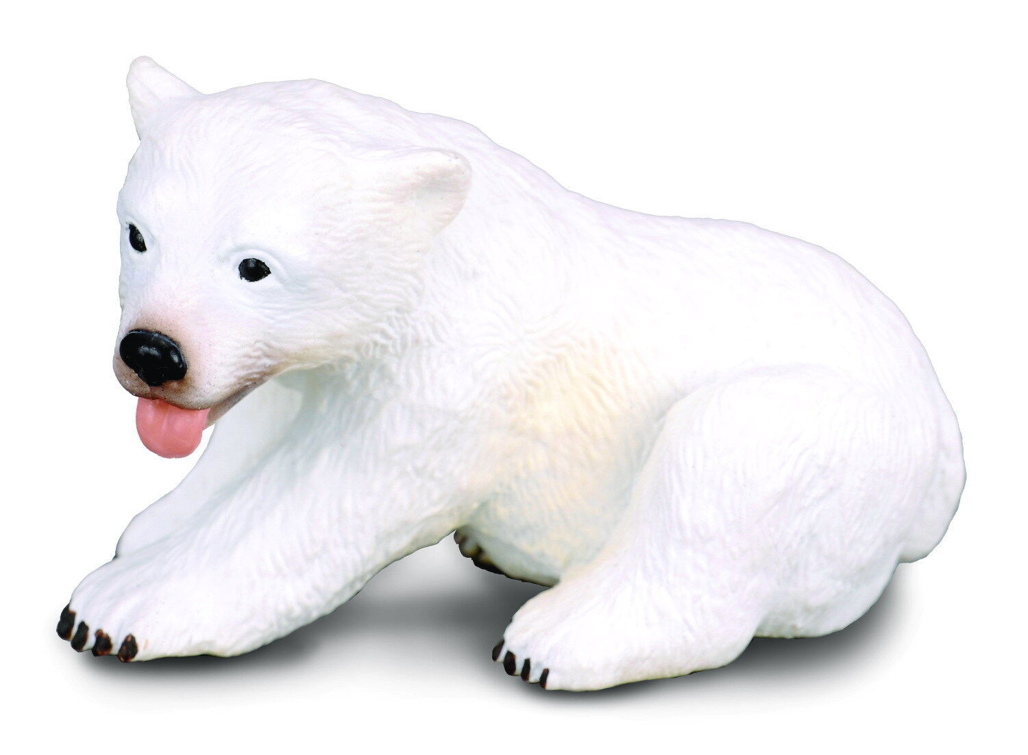 Breyer CollectA 88216 beautiful polar bear cub sitting well made - $8.45