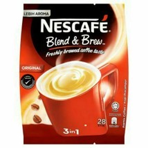 2 Packets NESCAFE 3 IN 1 Original Blend Brew 28 Sticks Coffee Express Shipping - £9.89 GBP