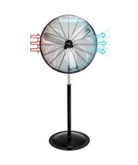 Vie Air 30 Inch Industrial Heavy Duty Pedestal Oscillating Metal Stand Fan - $347.69 CAD