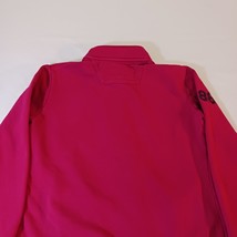 National Geographic Full Zip Pockets Women's Fuschia Cotton Sweatshirt Jacket M image 12