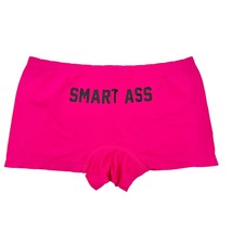 Torrid Boyshort Panty Womens Size 3 Hot Pink SMART ASS in Black on Back - £10.16 GBP