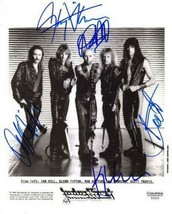 Judas Priest Band Signed Poster Photo 8X10 Rp Autographed Rob Halford + All - £15.94 GBP