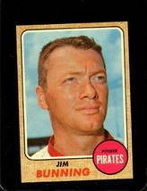 1968 Topps #215 Jim Bunning Vg+ Pirates Hof Nicely Centered *X59422 - £6.19 GBP