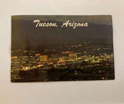 Tucson Arizona At Night Postcard - £7.47 GBP