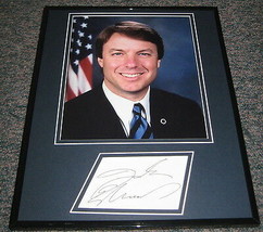 Senator John Edwards Signed Framed 11x14 Photo Display JSA North Carolina - £50.48 GBP