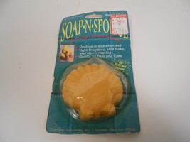 Vintage Compac Ind. Soap n Sponge 1996 Sea Shell USA - $14.00