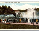 View From Prospect Park Niagara Falls New York NY UNP WB  Postcard Q23 - £1.56 GBP