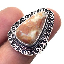 Maligano jasper Vintage Style Gemstone Fashion Ethnic Ring Jewelry 7.50&quot; SA 1830 - £4.00 GBP