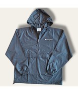 Champion Men&#39;s Hoodie Packable Quarter-zip Jacket Pouch Size L - $24.75