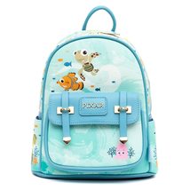 Wondapop Disney Pixar Finding Nemo 11&quot; Vegan Leather Fashion Mini Backpack - £67.78 GBP