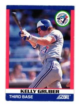 1991 Score 100 Superstars #64 Kelly Gruber Toronto Blue Jays - £1.25 GBP