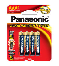 Panasonic AAA4 Alkaline Plus Power - $32.56