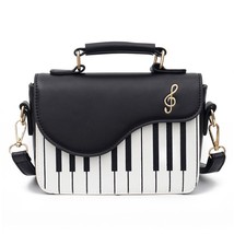 Korean Piano Design Women Shoulder Bags PU Leather Messenger Bag Handbag Fashion - £23.19 GBP