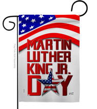 Happy Mlk Day Garden Flag Martin Luther King 13 X18.5 Double-Sided House Banner - £16.04 GBP