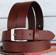 Full Grain Cowhide 100% Leather Casual Dress Mens Women Belt 2610RS01P - $310.79 MXN
