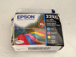 Epson 220XL Black, Cyan, Magenta, Yellow Ink High Yield Combo Pack Cartr... - $44.00