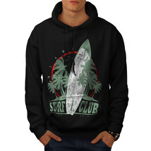 Wellcoda Surf Club Miami Mens Hoodie, Florida Casual Hooded Sweatshirt - £25.87 GBP+