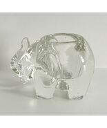 Elephant Candle Holder Glass New OB Vintage 90s Tea Light 4 x 3&quot; - $7.00 CAD