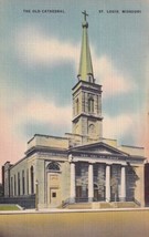 The Old Cathedral St. Louis Missouri MO 1946 Lancaster Postcard C44 - £2.39 GBP