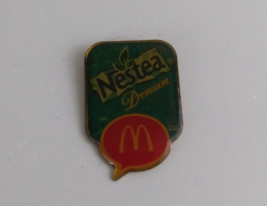 McDonald&#39;s Nestea Premium McDonald&#39;s Employee Lapel Hat Pin - £5.79 GBP