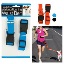 Adjustable Waist Belt Dog Leash Hands Free Pet Lead For Jogging Walking Running - £17.67 GBP