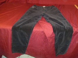 CALVIN KLEIN JEANS BLACK VELVET SUEDE STRAIGHT FIT FORMAL DRESS PANTS SI... - £11.89 GBP