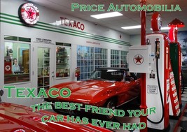 Texaco Your Car&#39;s Best Friend Price Automobilia Collection Metal Sign - £31.03 GBP