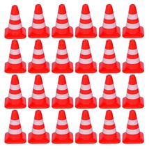 Mini Traffic Cones 30Pcs Road Construction Cones Kids Plastic Traffic Signs Toy  - £12.90 GBP