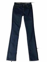 J Crew NWOT Reid Size 26 SMALL Womens Skinny Straight Jeans Dark Wash - AC - £17.37 GBP