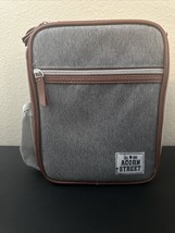 Acorn Street Fit + Fresh Insulated Lunch Bag Grey Handle Drink Mesh Zip ... - $11.77 CAD
