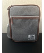 Acorn Street Fit + Fresh Insulated Lunch Bag Grey Handle Drink Mesh Zip ... - $11.73 CAD