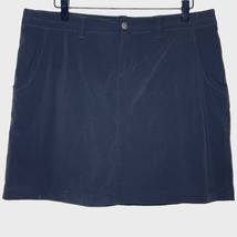 EDDIE BAUER Travex black stretch nylon skirt size 10 Outdoor travel vaca... - £22.73 GBP