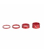 Components Headset Spacer Kit 3, 5,10, 15Mm, Fits 1 1/8&quot; Steerers Red - £33.15 GBP