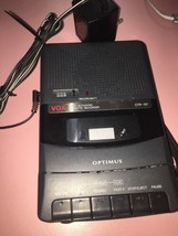Optimus CTR-107 Standard Cassette VOX Voice Activated cassette Recorder - $59.27