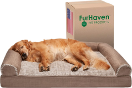 Orthopedic Dog Bed for Large Dogs W/ Removable Bolsters &amp; Washable Cover... - £87.93 GBP