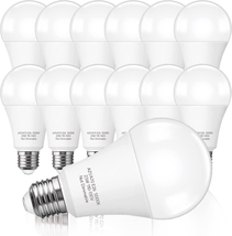 150-200W Equivalent 23W LED Bulb A21 LED Super Bright Light 2500 Lumens 12 Pack - £38.84 GBP