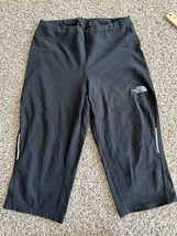 The North Face Girls Capri Yoga Pants Black Logo Size Large Cotton - £9.72 GBP