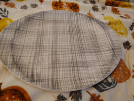 Vintage 15&quot; Checkered Platter - $11.39