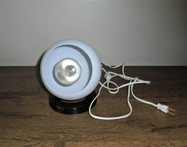 Vintage Eyeball Orb Desk Lamp White Atomic MCM Swivelier Harvey Guzzini Style  - £98.00 GBP