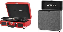 Victrola Vintage 3-Speed Bluetooth Portable Suitcase Record Player &amp;, 33 1/3 - $145.99