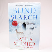 SIGNED Blind Search A Mercy Carr Mystery By Munier Paula Hardcover Book With DJ - £9.50 GBP