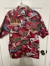 Reyn Spooner St Louis Cardinals World Series button down shirt size Large - £37.36 GBP
