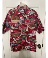 Reyn Spooner St Louis Cardinals World Series button down shirt size Large - £36.78 GBP