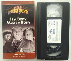 VHS The Three Stooges - If A Body Meets A Body (VHS, 1994, Closed Captioned) - £8.78 GBP