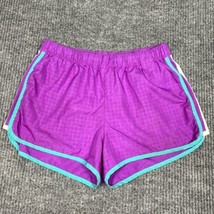 Adidas Climalite Shorts Women Small Purple Active Running Athletic Elast... - $17.95