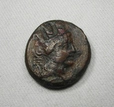 Ancient Greek City State Head of City Goddess First 1st Century B.C. Coin AG836 - £42.48 GBP