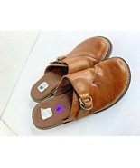 Michel M. Womens Sz 8 Mule Clog Shoes Brown 1.5 in heel - $16.83