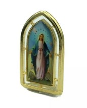 Virgin Mary Grace Religious Mini desk Standing Plaque gift New Virgen Milagrosa  - £10.02 GBP